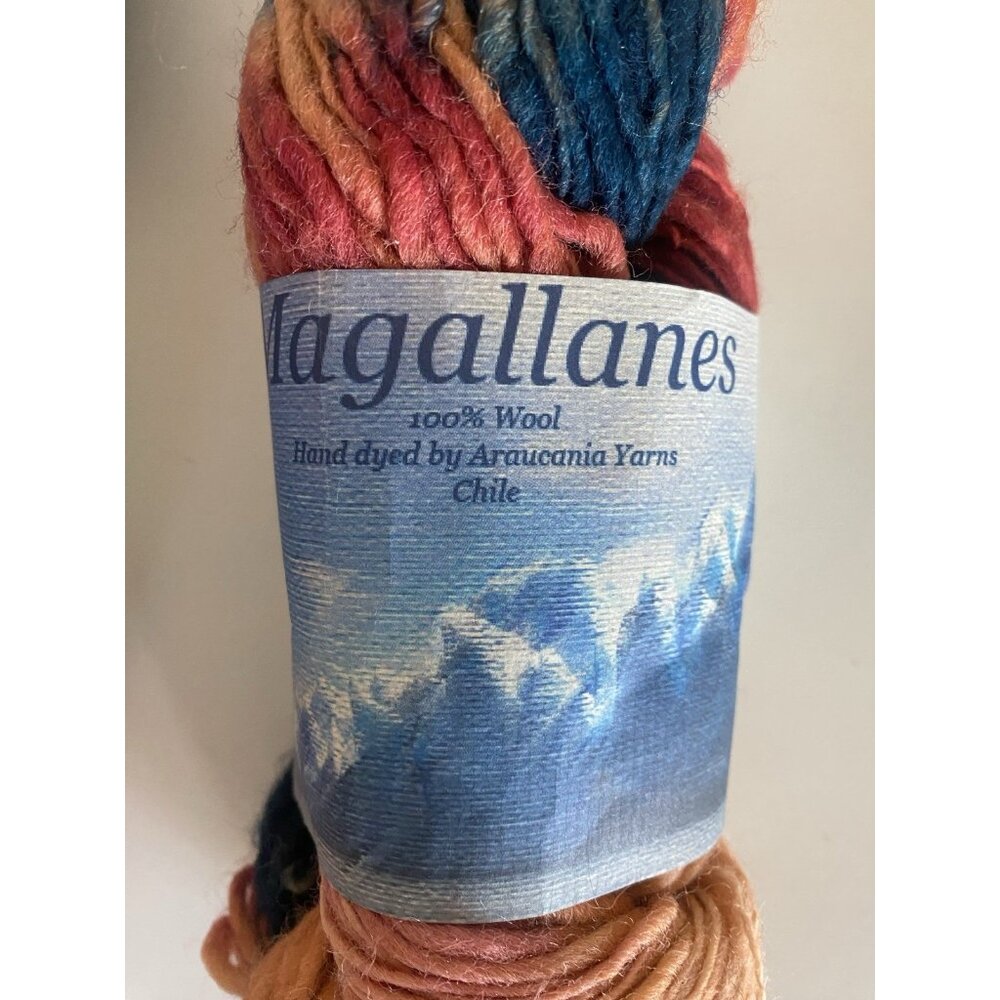 Magallanes Hand Dyed 100% Wool Yarn Chili Araucanian Yarns Color 306 - Picture 2 of 4